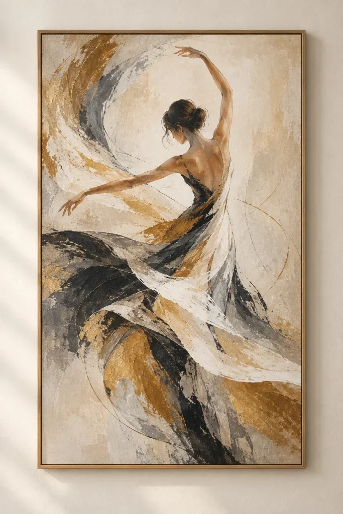 Tranh Canvas Vũ Điệu Trừu Tượng – H00605