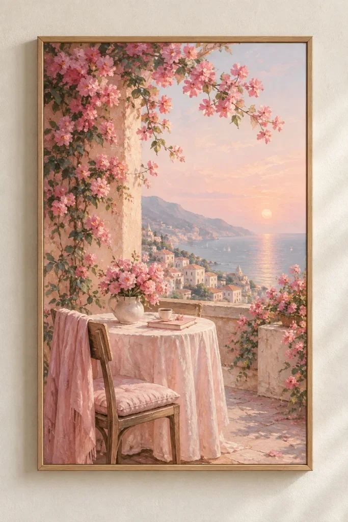 Bộ Tranh Gallery Sắc Hồng Cuộc Sống – H00315