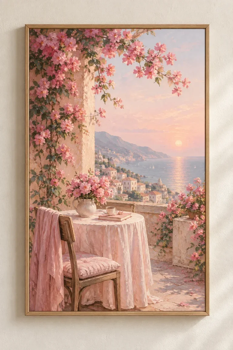 Bộ Tranh Gallery Sắc Hồng Cuộc Sống – H00315