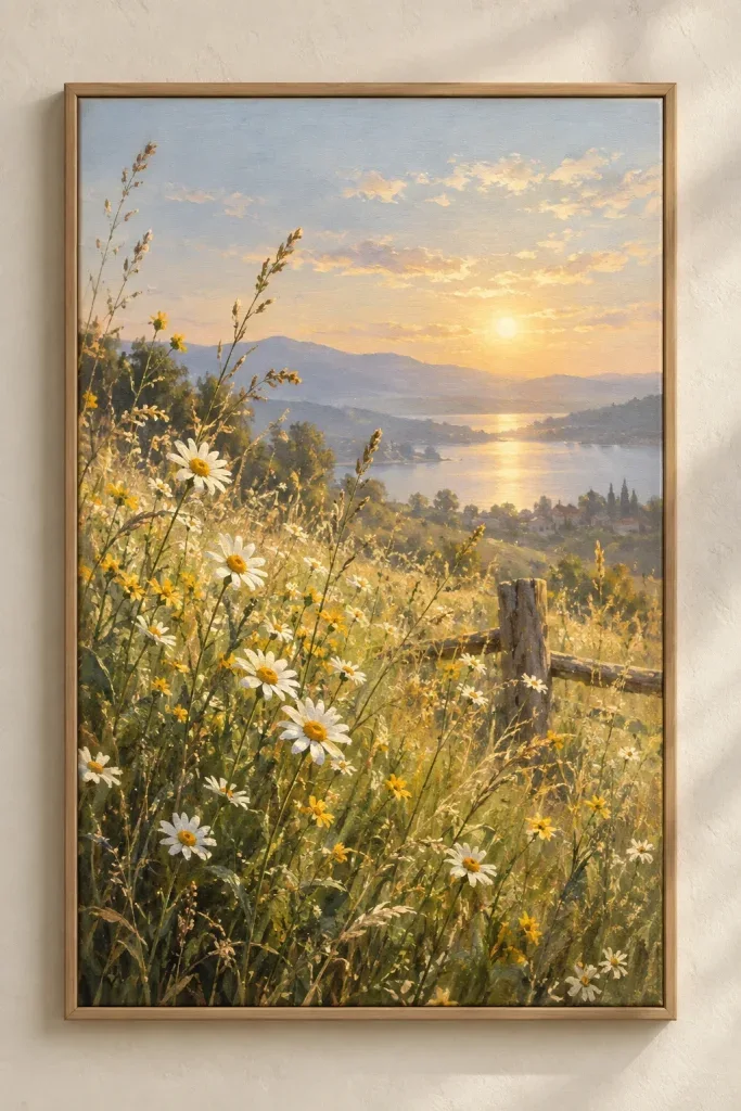 Tranh Canvas Hoa Dại Ánh Nắng – H00392