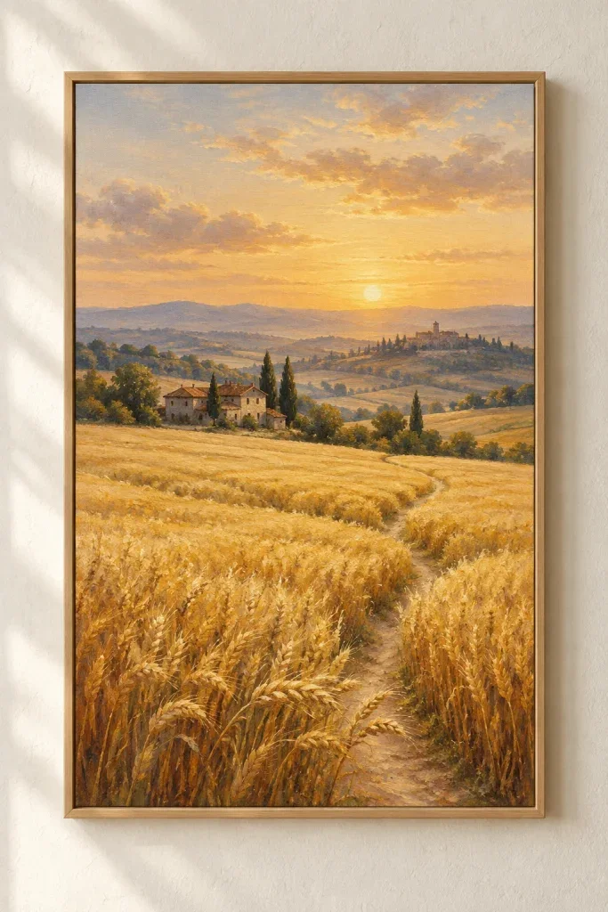Tranh Canvas Golden Field – H00382