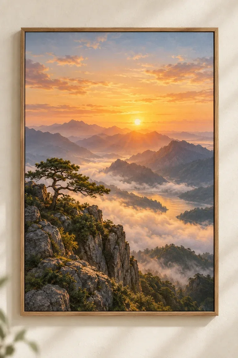 Tranh Canvas Mountain Glow – H00380