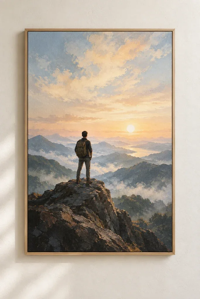 Tranh Canvas Quote Proud – H0037