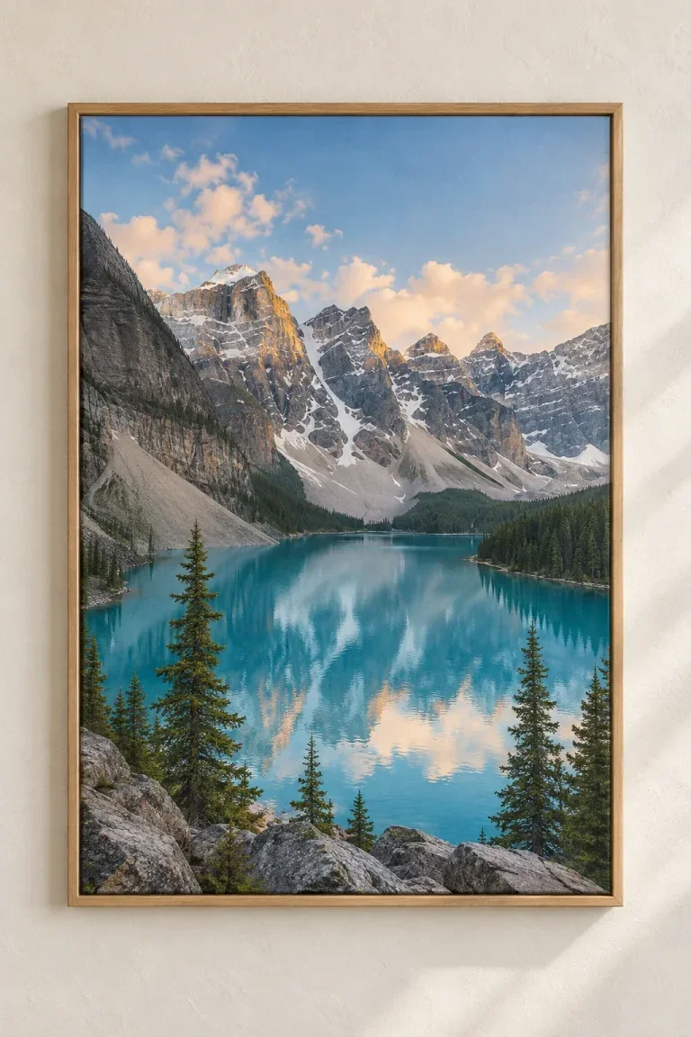 Tranh Canvas Moraine Lake – H00360