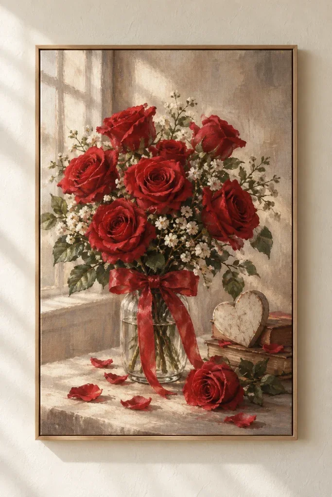 Tranh Canvas Love Roses – H00301