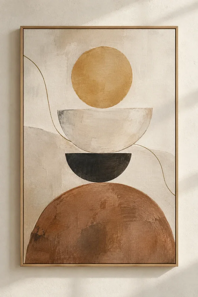 Tranh Canvas Abstract Balance – H00232