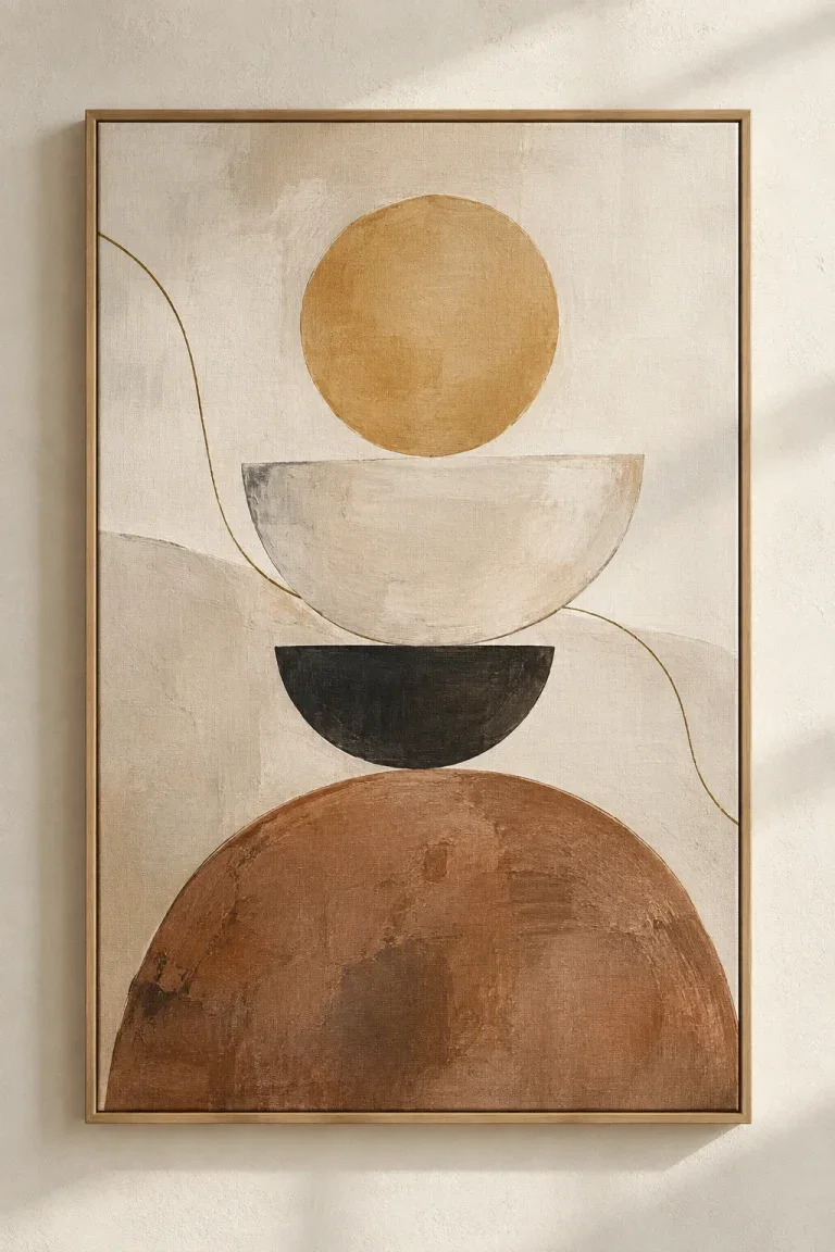Tranh Canvas Abstract Balance – H00232