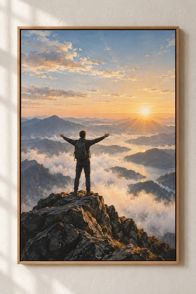 Tranh Canvas Motivation Limit – H00226