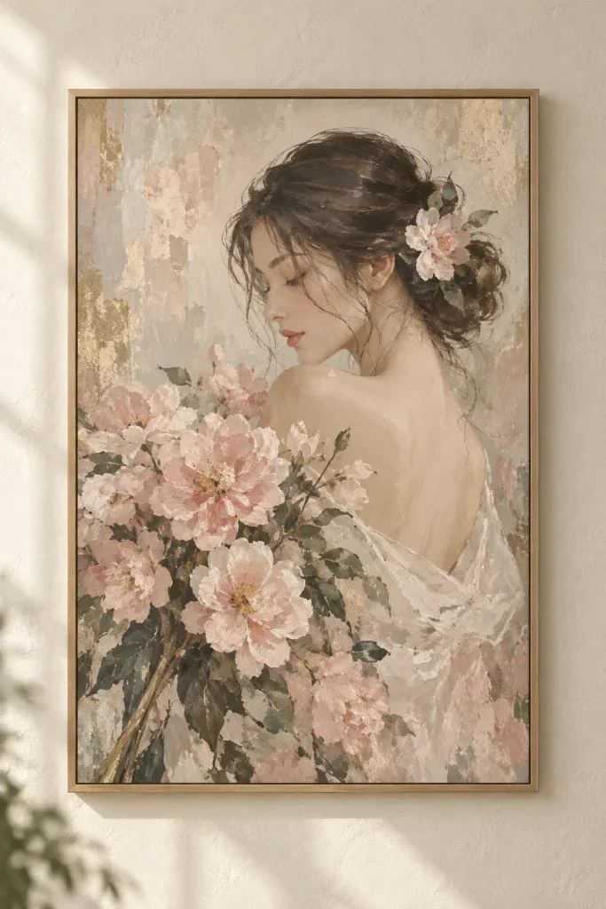 Tranh Canvas Feminine Blossom – H00218