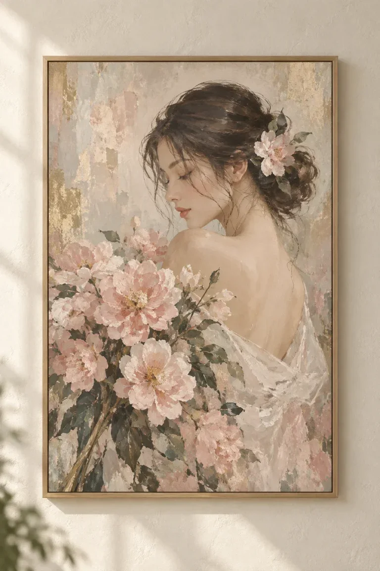 Tranh Canvas Feminine Blossom – H00218