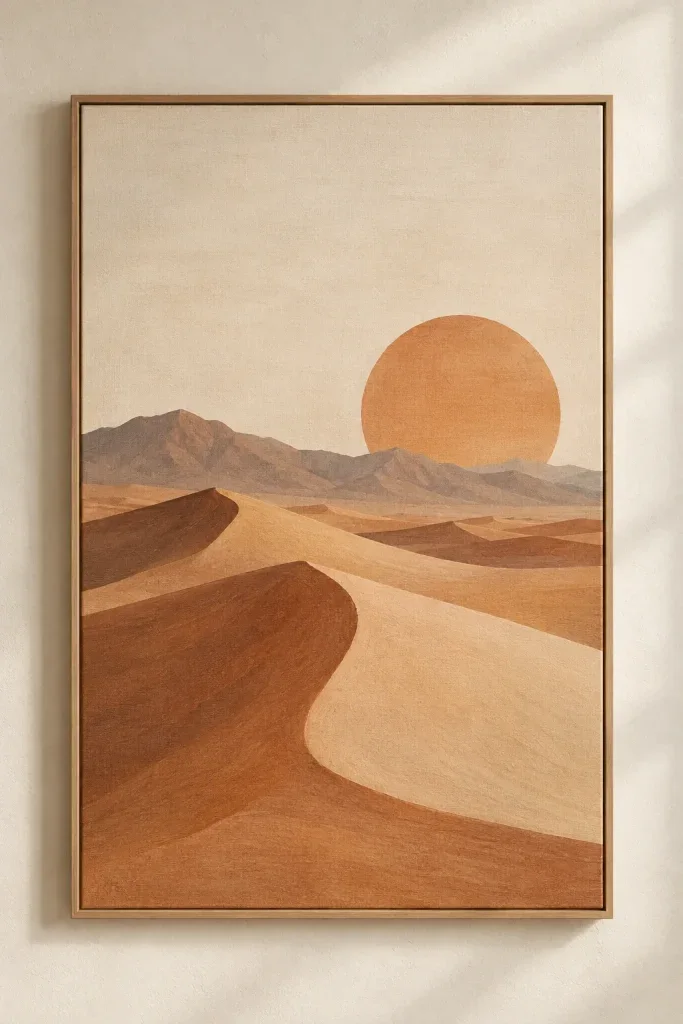 Tranh Canvas Desert Minimal – H00215