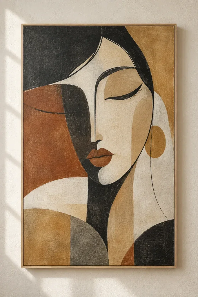 Tranh Canvas Abstract Face – H00260