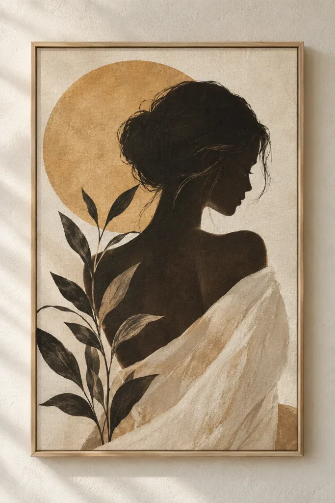 Tranh Canvas Woman Silhouette – H00241