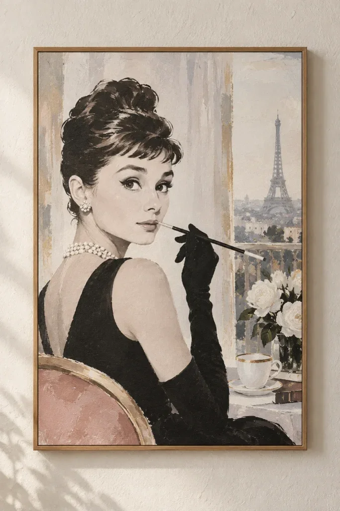 Tranh Canvas Audrey Quote – H00235.2