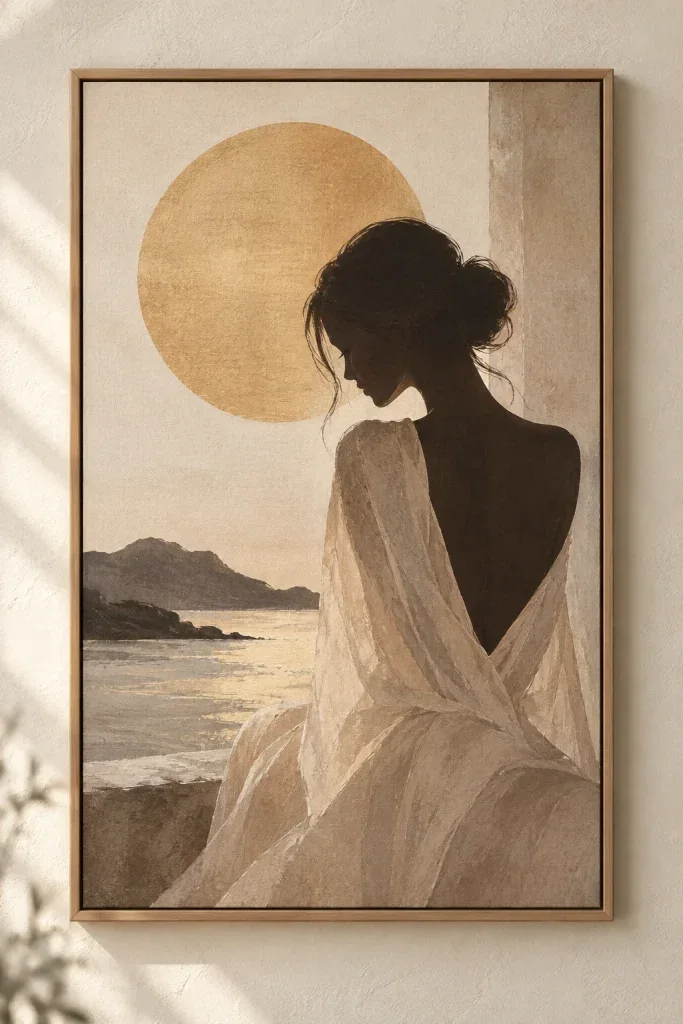 Tranh Canvas Silhouette Woman – H00233.4
