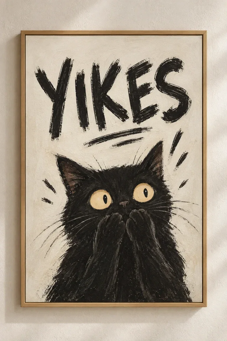Tranh Canvas Quote YIKES – H00231.3
