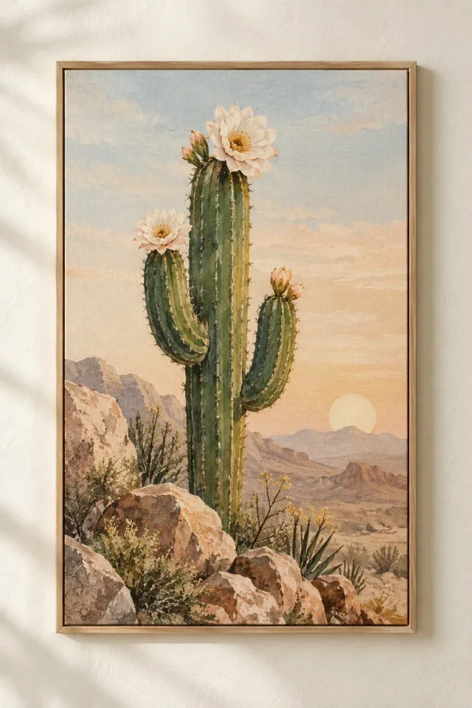 Tranh Canvas Be Strong Like A Cactus – H00227.2