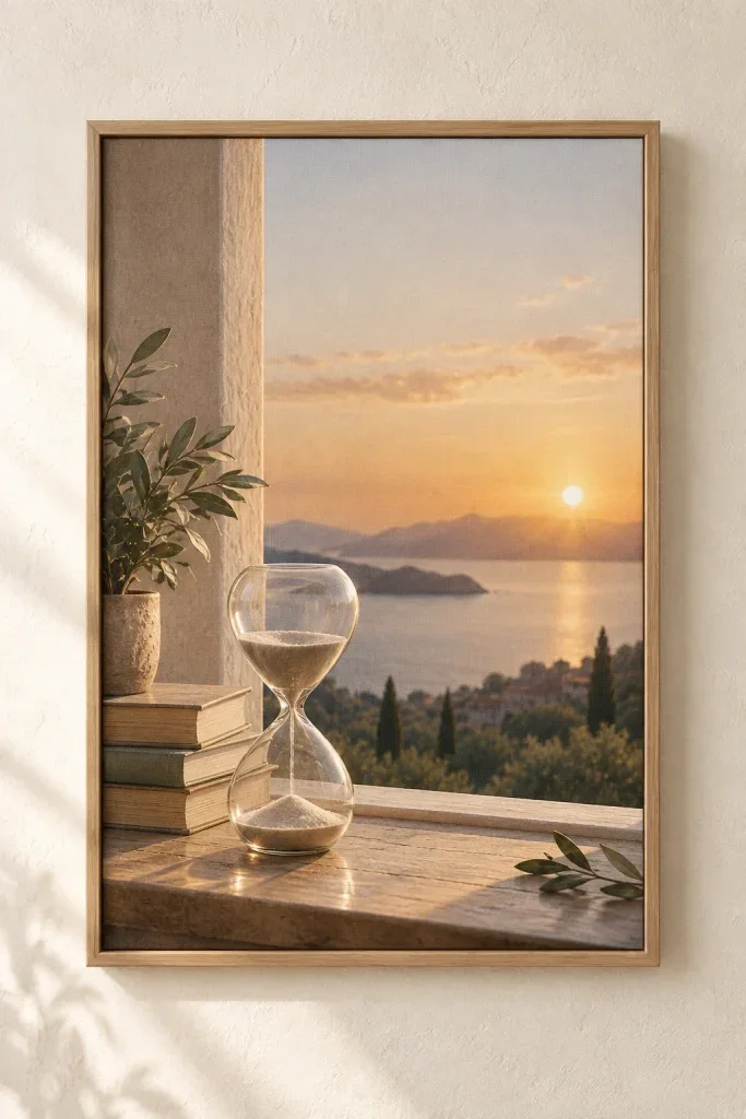 Tranh Canvas Quote Good Things Take Time – H00211.4