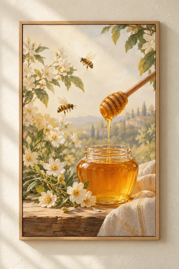 Tranh Canvas Quote Honey – H00207.2